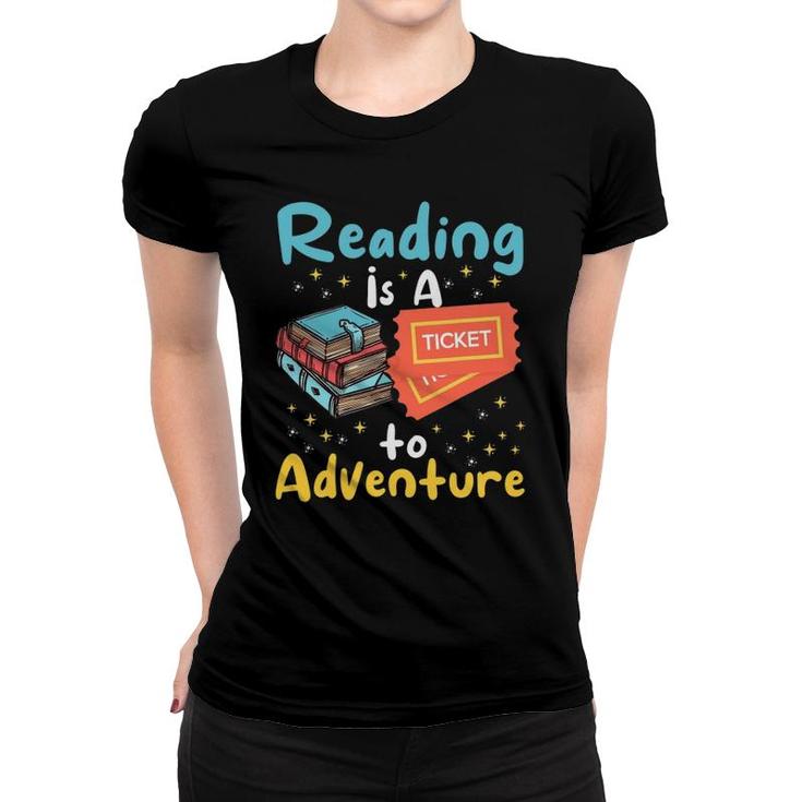 Reading Adventure Library Student Teacher Book Bookaholic Women T-shirt