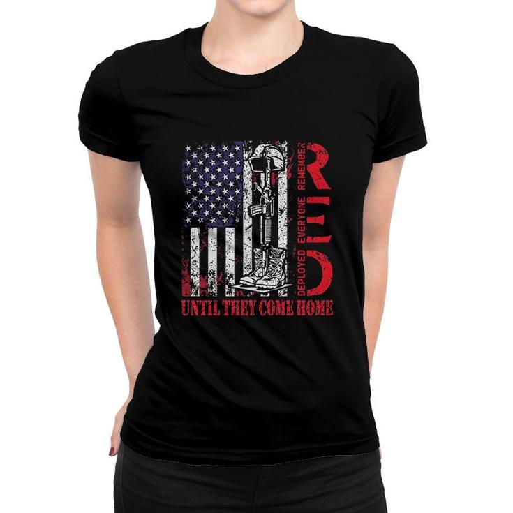Red Friday Until They Come Home Us Flag Women T-shirt
