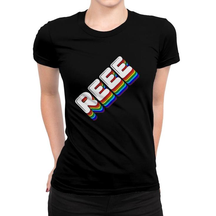 Retro Reee Meme Gamer  Funny Noobs Sound Women T-shirt