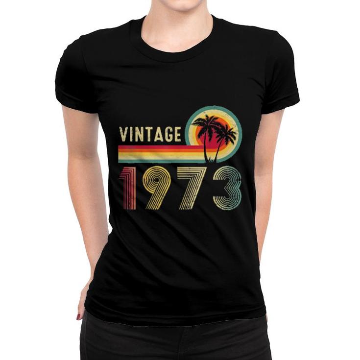 Retro Vintage 1973 49Th Birthday Boys Girls  Women T-shirt