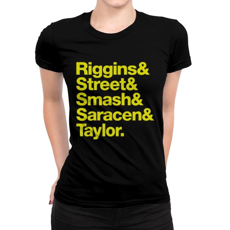 Riggins Street Smash Saracen Taylor  Women T-shirt