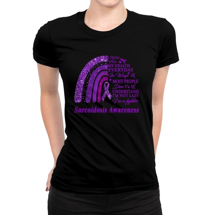 Sarcoidosis Warrior Sarcoidosis Awareness Month Women T-shirt