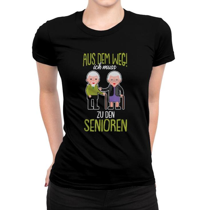 Seniors  With German Text Career  Women T-shirt