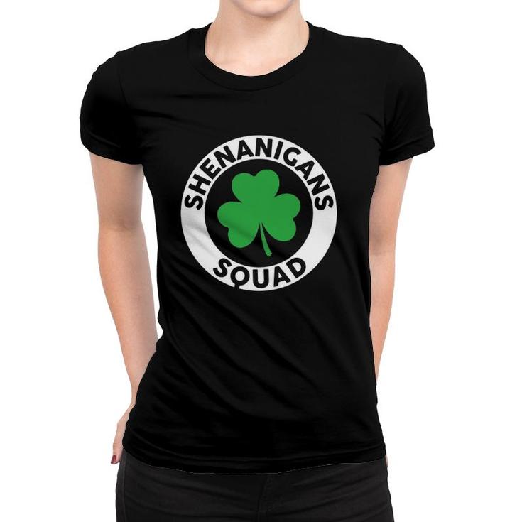 Shenanigans Squad Funny St Patrick's Day Matching Group Women T-shirt