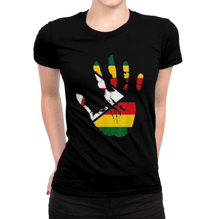 Simbabwflagge Wurzeln Aus Simbabwe  Women T-shirt