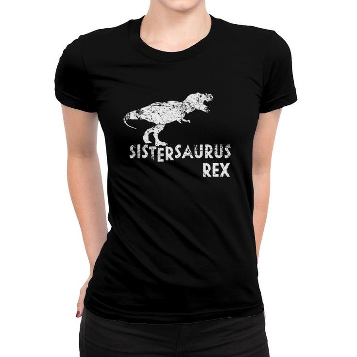 Sistersaurus Rex , Funny Cute Dinosaur Sorority Gift Women T-shirt