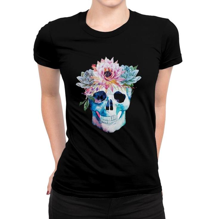 Skull Succulent Lover For Mother's Day Women T-shirt