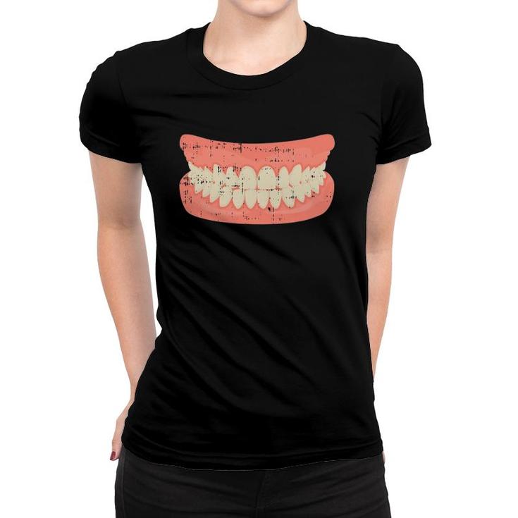 Smiling Teeth Dental Hygienist Assistant Funny Dentist Gifts Women T-shirt
