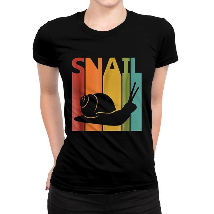 Snail Wild Animal Snail Gift Women T-shirt