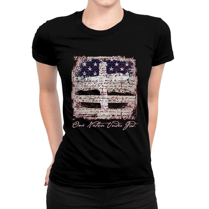 Southern Couture Sc Classic One Nation Under God Women T-shirt