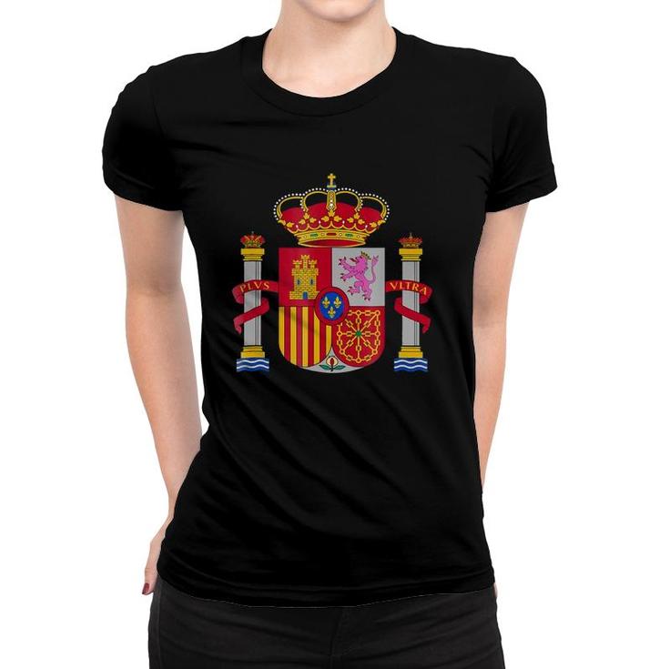 Spain Coat Of Arms Spanish Emblem Symbol Women T-shirt