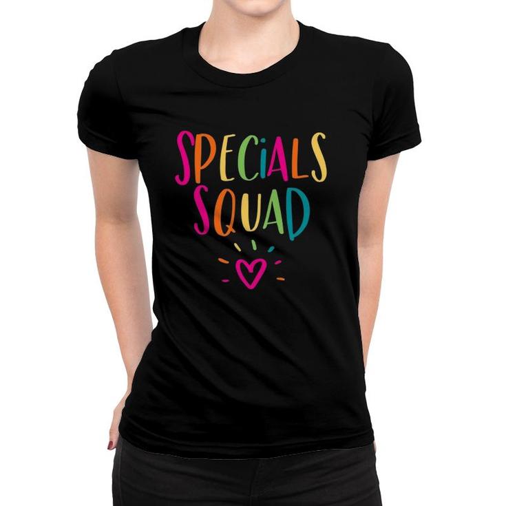 Specials Squad Art Music Pe Tech Gym Teacher Team Women T-shirt