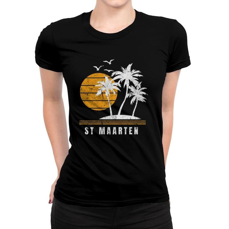 St Maarten Island Caribbean Vacation Souvenir  Women T-shirt