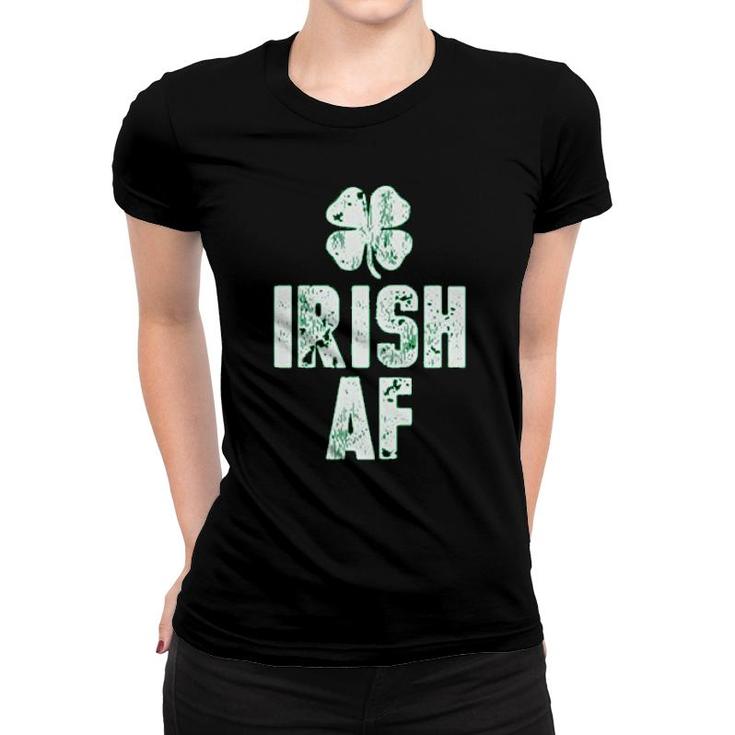 St Patrick Irish Af Lucky Leaf Women T-shirt