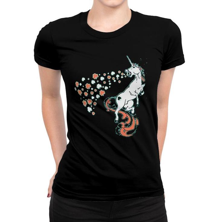 St Patricks Day Unicorn Shamrocks Women T-shirt