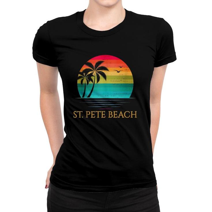 St Pete Beach Florida Vacation Family Women Men Kids Group Tank Top Women T-shirt