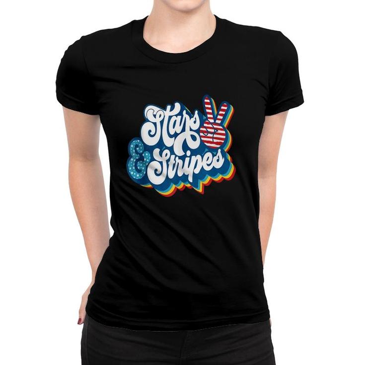 Stars And Stripes  Women T-shirt