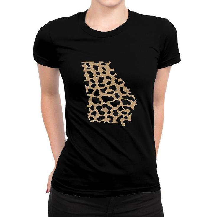 State Of Georgia Leopard Women T-shirt