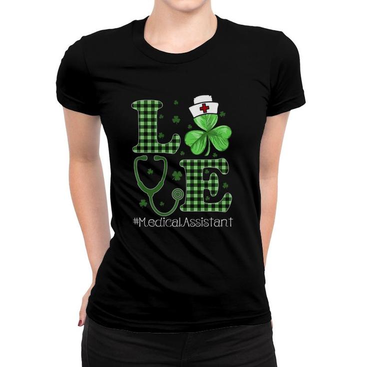 StPatrick's Day Nurse And Medical Assistant Women T-shirt