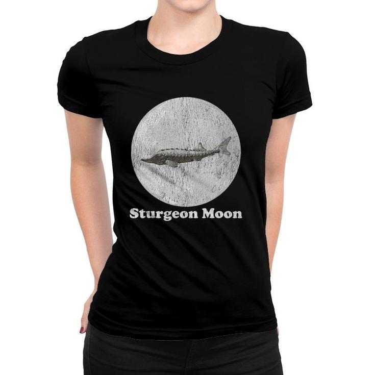 Sturgeon Moon Astrology Full Moon Space Science Moon Phase Women T-shirt
