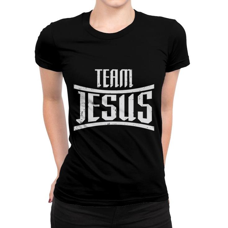 Team Jesus Catholic Jesus Religious Christian Men Women Kids Women T-shirt