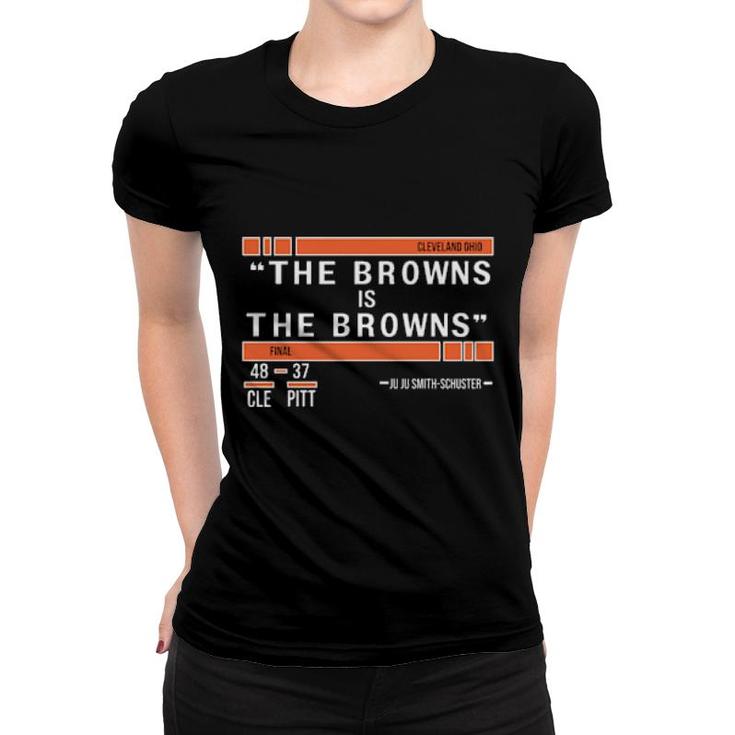 Throck The Browns Is The Browns  Women T-shirt