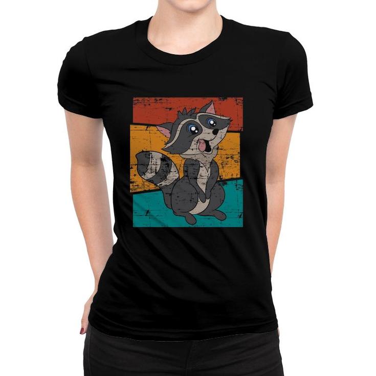 Trash Panda Raccoon Wildlife Animal Lover Cute Baby Raccoon Women T-shirt