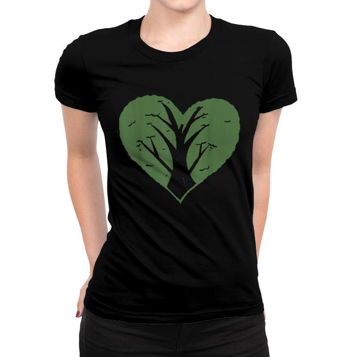 Tree Hugger Art Earth Day Nurture  Women T-shirt