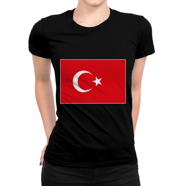 Turkey Flag Turkiye Cool Turkish Flags For Men Women Pullover Women T-shirt