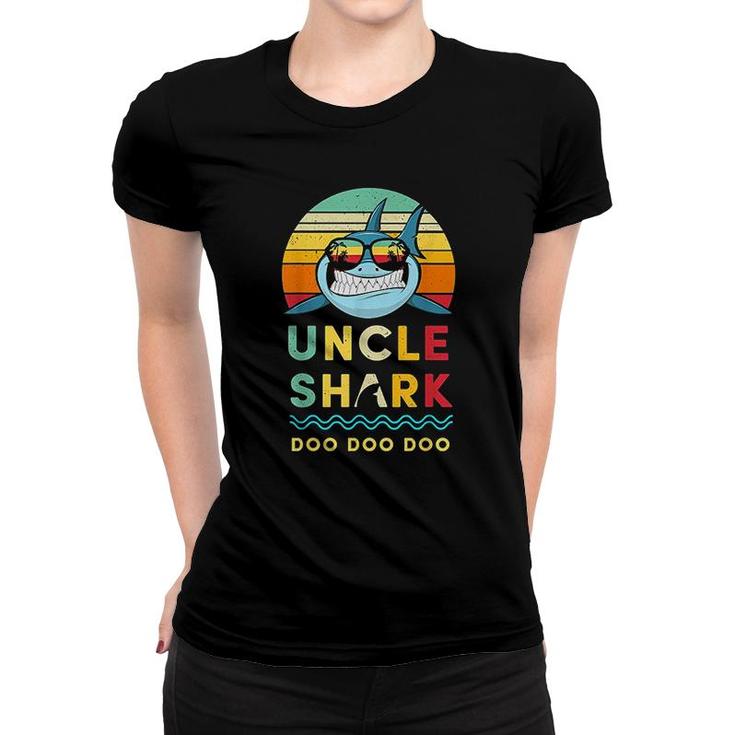 Uncle Shark Gift For Uncle Women T-shirt
