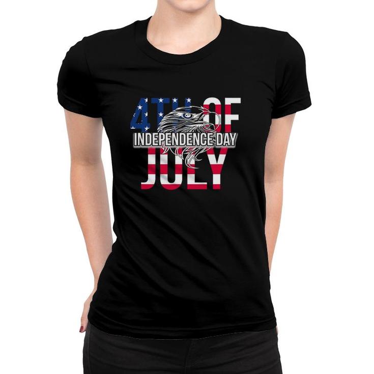 Us Happy Independence Day 4Th July Flag Eagle For Women Men Women T-shirt
