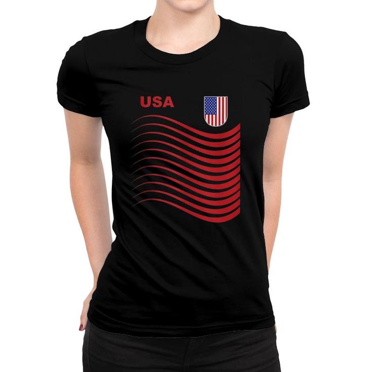Usa Basketball Jersey United States Basketball Gift  Women T-shirt