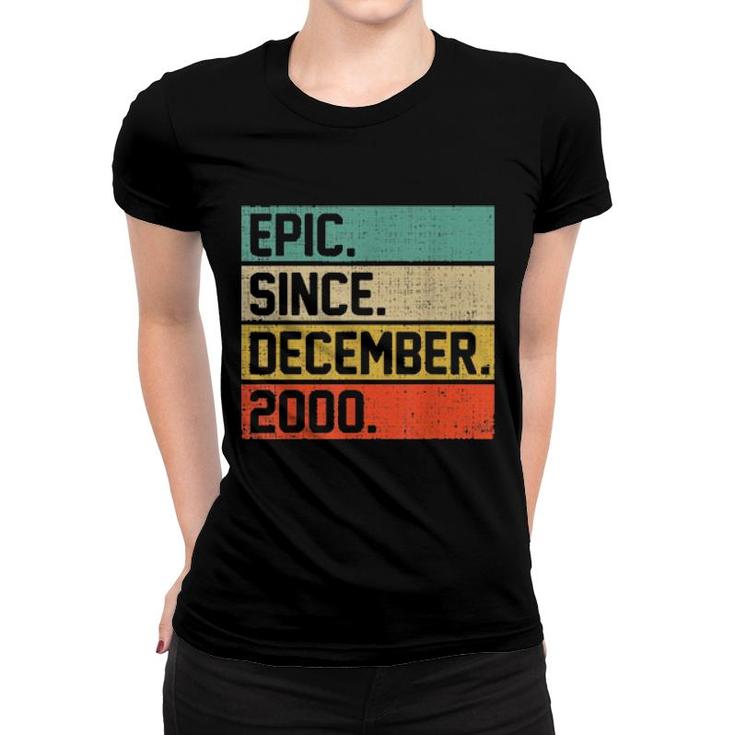 Vintage 21St Birthday Epic Since December 2000  Women T-shirt