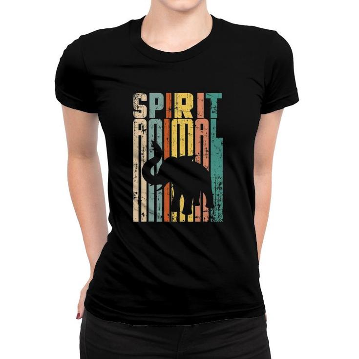 Vintage Distressed Elephant Spirit Animal  Men Women Women T-shirt