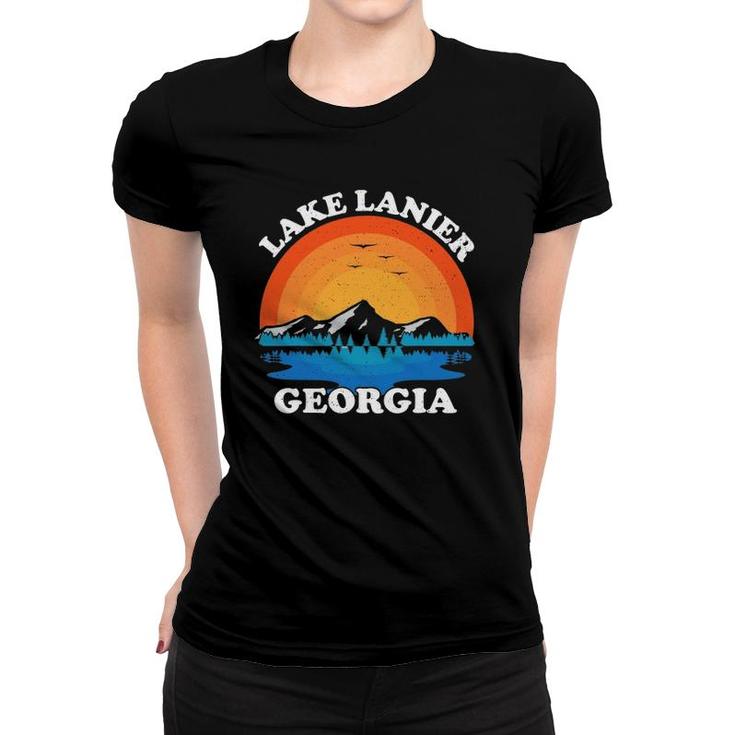 Vintage Family Vacation Retro Georgia Lake Lanier Women T-shirt