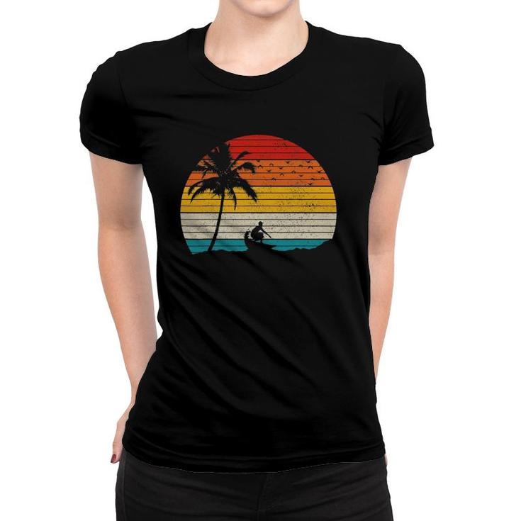 Vintage Surfer Retro Surfing Beach Surf Women T-shirt