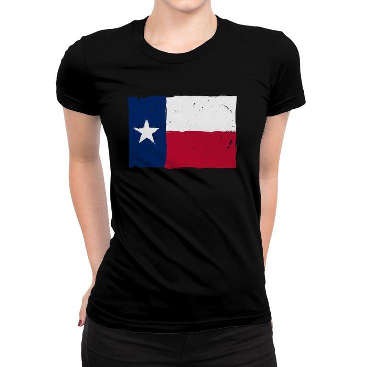 Vintage Texas Flag Taxan Usa Cowboy American State  Women T-shirt