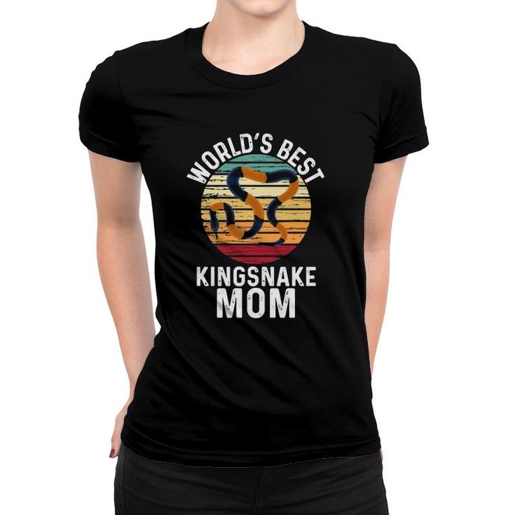 Vintage World's Best Kingsnake Mama Pet Snake Women T-shirt