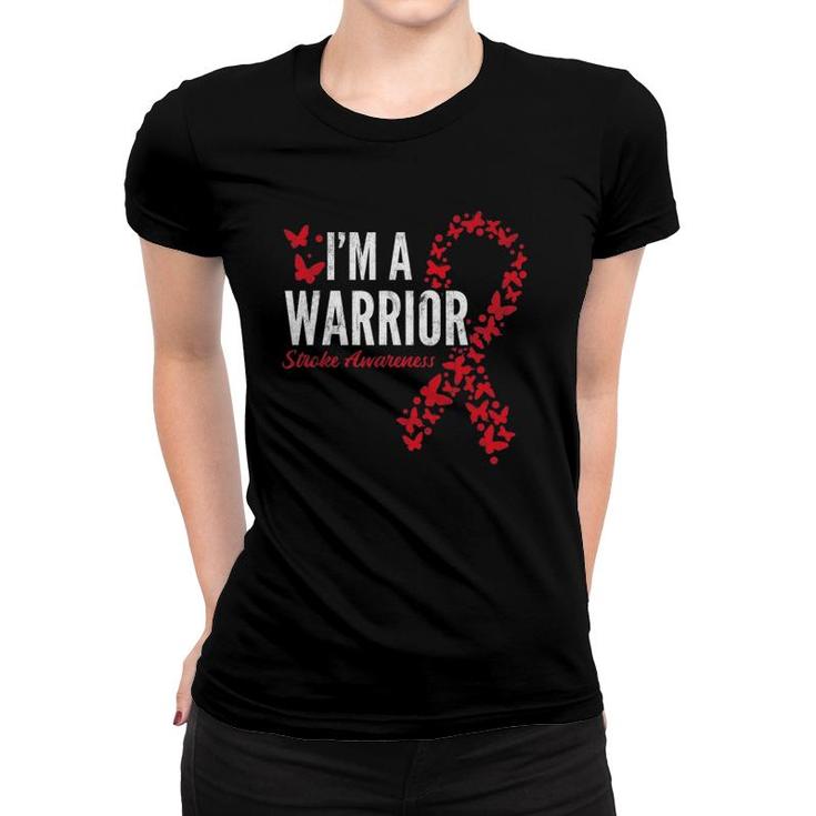 Warrior Stroke Awareness Stroke Survivor Women T-shirt