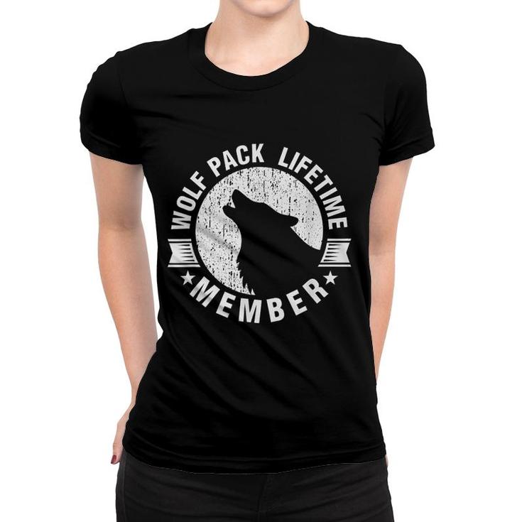 Wolf Pack Lifetime Member Women T-shirt