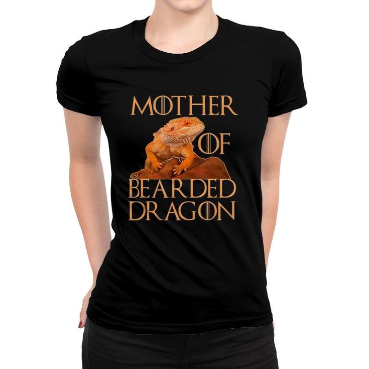 Woman Mother Of Bearded Dragons Women Reptile Mom Women T-shirt