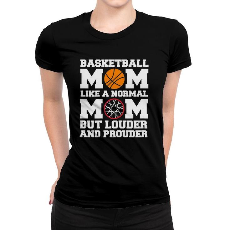 Womens Basketball Mom Player Mother's Day Women T-shirt
