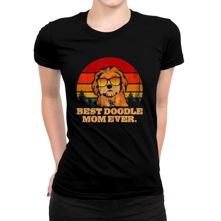 Womens Best Doodle Mom Ever Mother's Day Gift Goldendoodle Women T-shirt