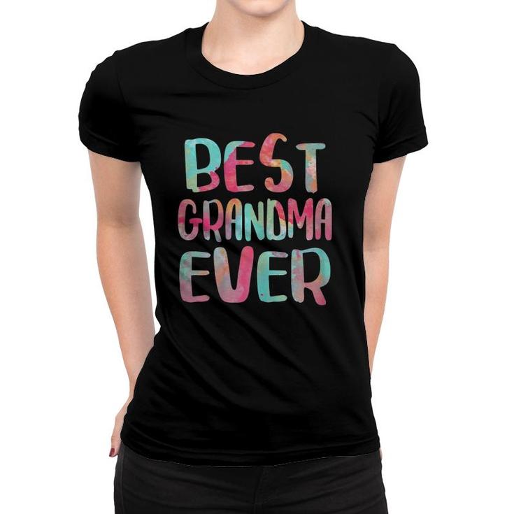 Womens Best Grandma Ever Mother's Day Gif Women T-shirt