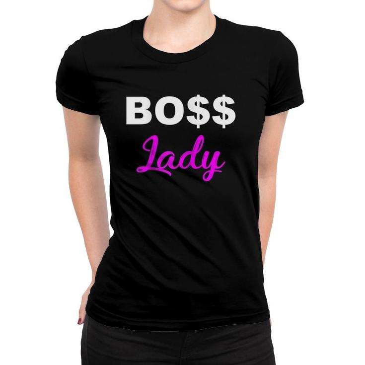 Womens Boss Lady Supervisor Girls Money Tee Gift Women T-shirt