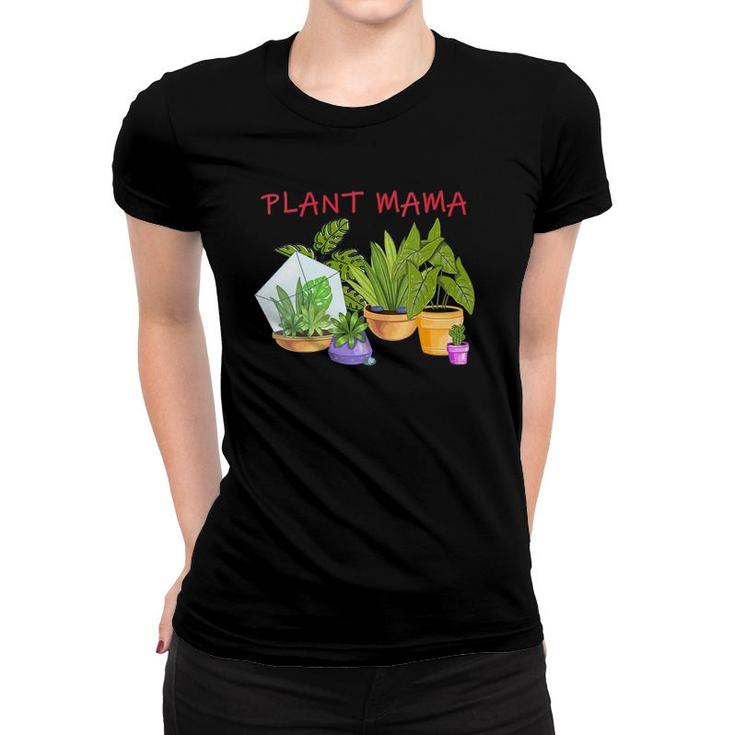 Womens Gardening Plant Mom Aesthetic Gifts Women Garden Mama Tees V-Neck Women T-shirt