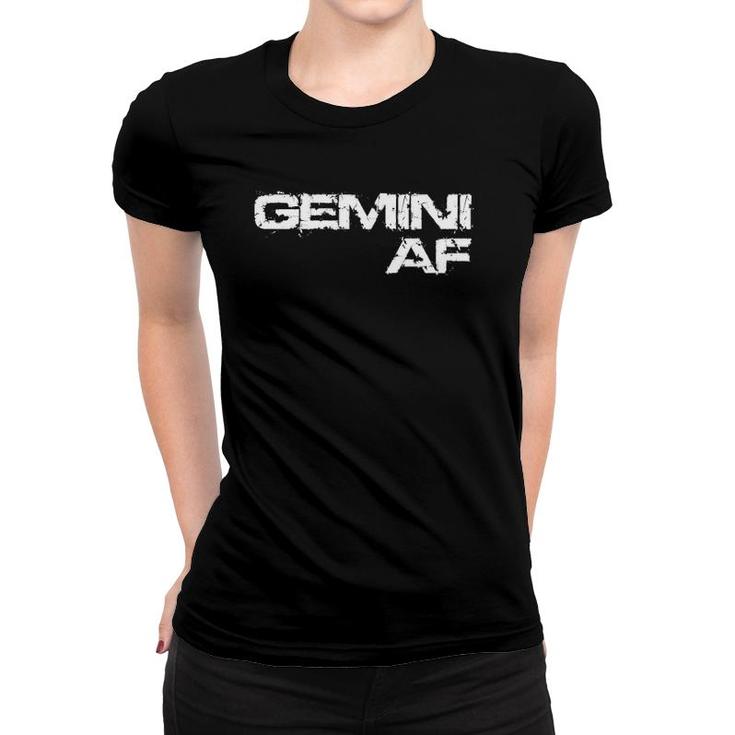 Womens Gemini Astrology Zodiac Sign Horoscope Birthday Gift Women T-shirt