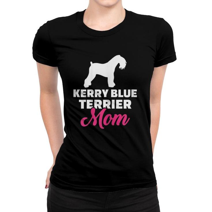 Womens Kerry Blue Terrier Mom Women T-shirt