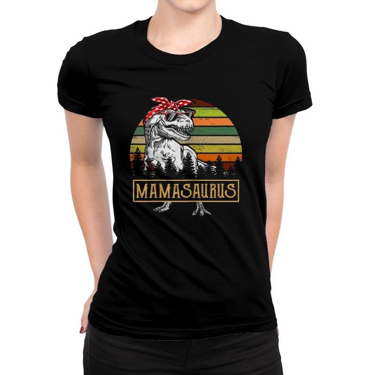 Womens Mamasaurus Dinosaurrex Mother Day For Mom Gift Women T-shirt
