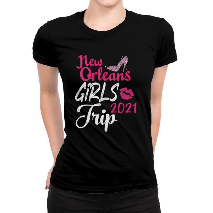 Womens New Orleans Girls Trip 2021 Women Bachelorette Party Gift Women T-shirt